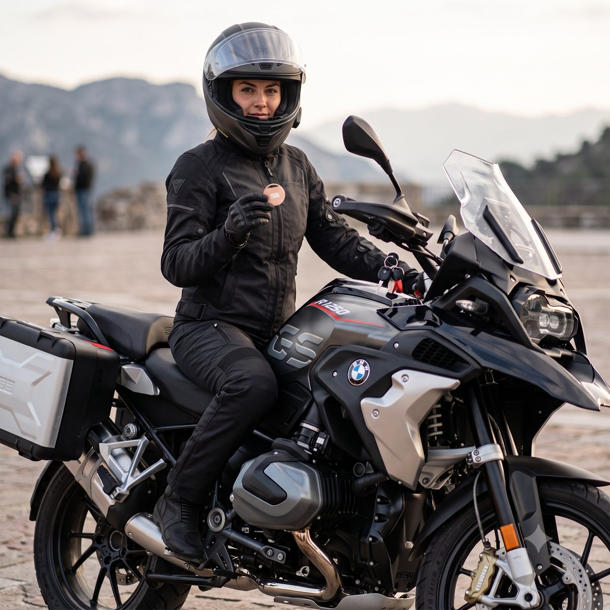 The ZeroLoss tracker tucked out of sight on a motorcycle